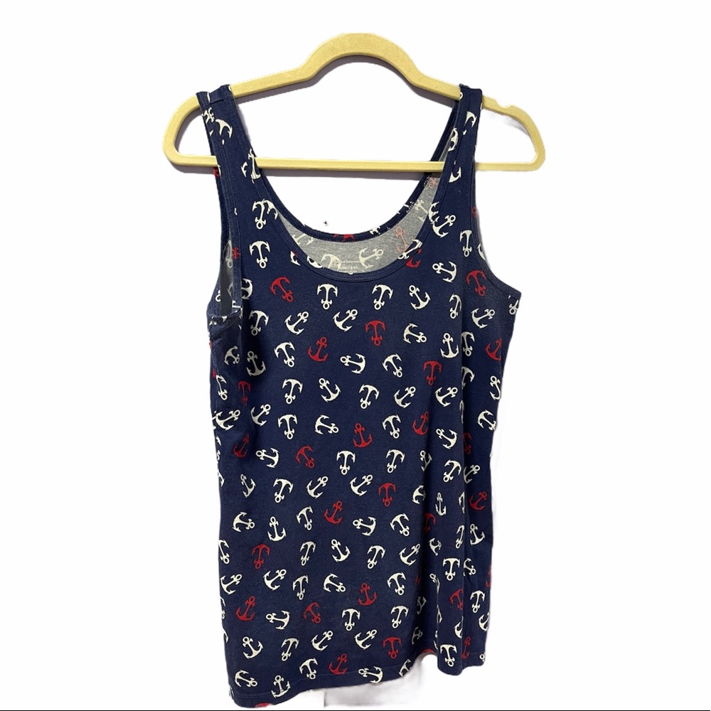 3/$20 No boundaries anchor tank top